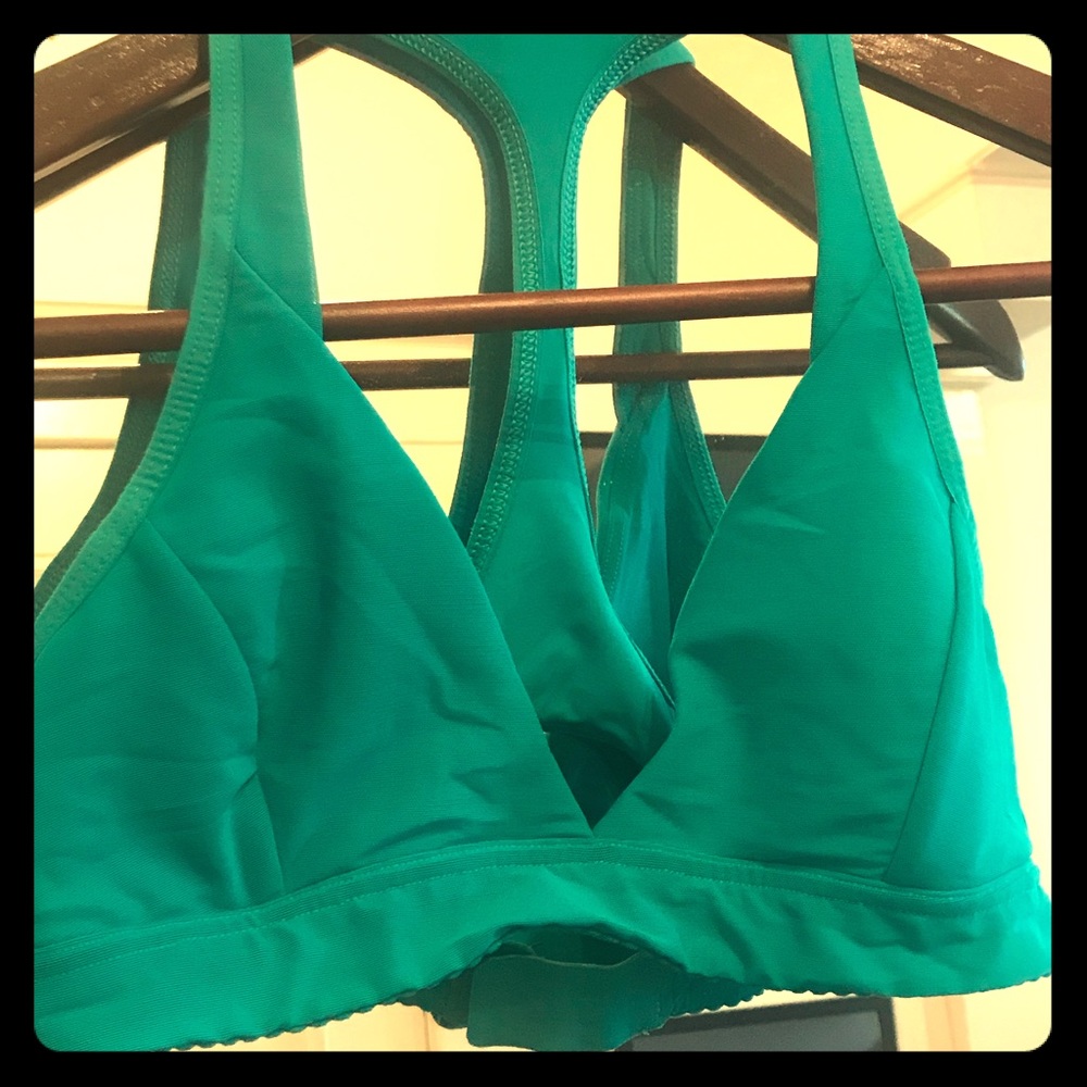 NWOT lulu turquoise bra sz 2